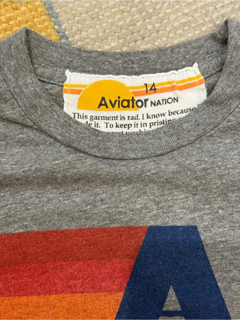 3 Aviator Nation Kids Tees - size 14 - Picture 6 of 7